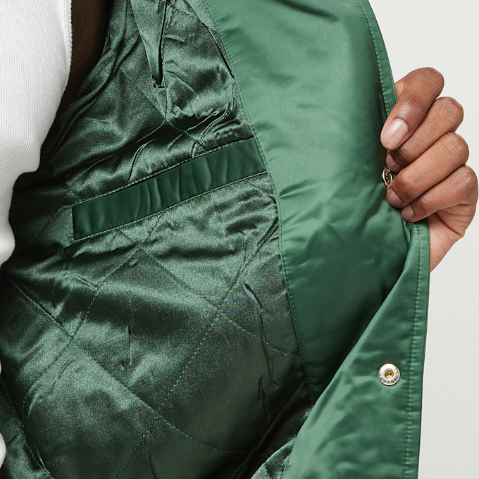 New Era Milwaukee Bucks NBA Satin Bomberjacket zielony 45846 4