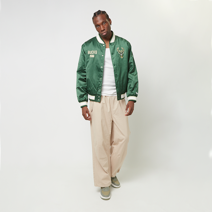 New Era Milwaukee Bucks NBA Satin Bomberjacket zielony 45846 6