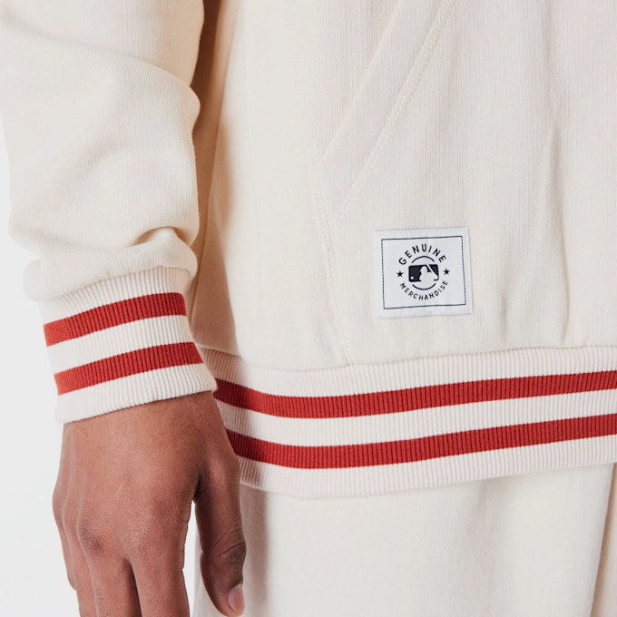 New Era MLB RIB INFILL OS HOODIE new york yankees ltcinr bege 44403 4