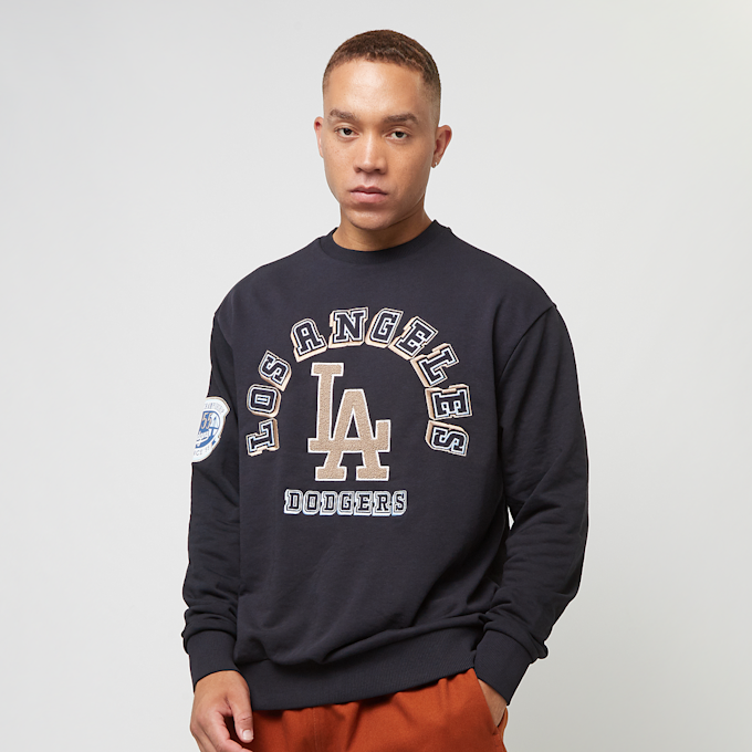 New Era LA Dodgers World Series Oversized Crewneck Sweatshirt preto 44528 1