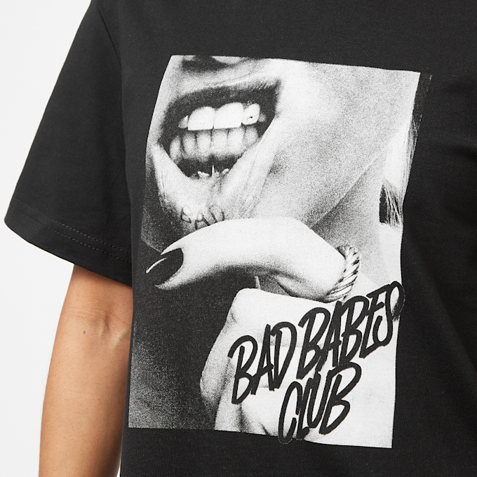 Miss Tee Lip Tattoo Tee negro 40183 3