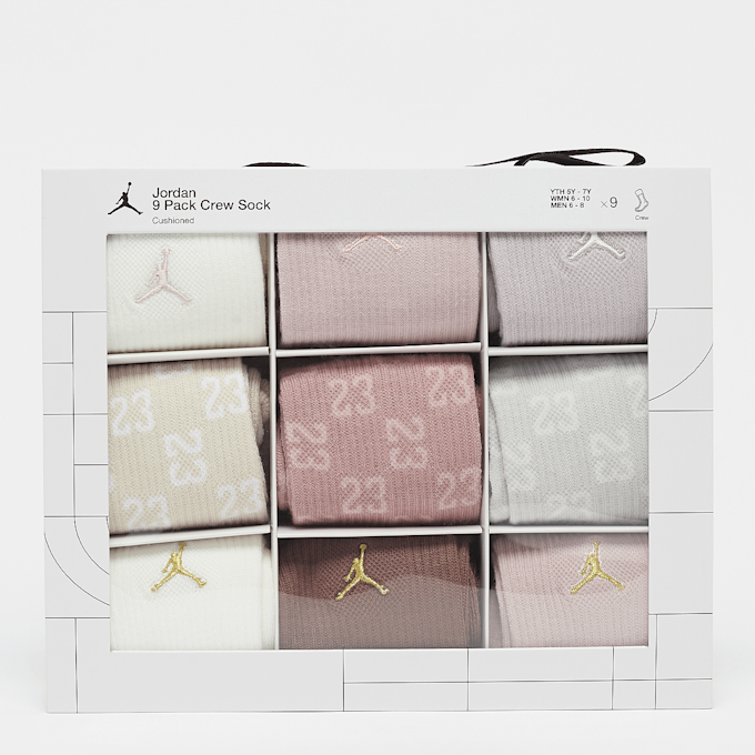 Jordan 9 PACK - JDN HOLIDAY  CREW GIFT BOX birch heather beige 43837 1