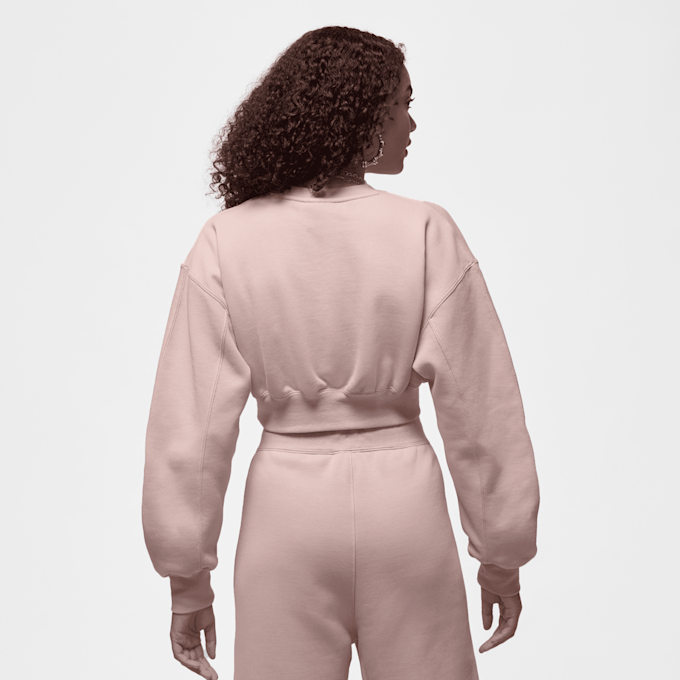 Jordan Flight Fleece Kurz-Sweatshirt rosa 45672 2