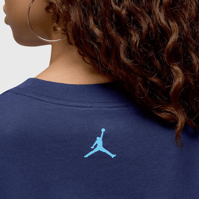 Jordan Flocked Holiday T-Shirt bleu 45677 4
