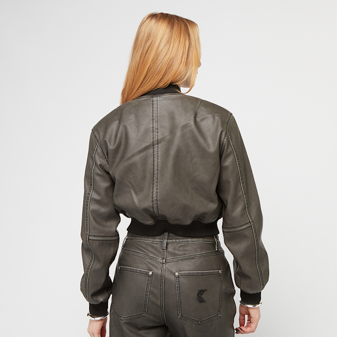 Karl Kani Signature Pu Bomber Jacket grün 41352 2