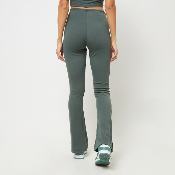 Nike Sportswear Chill Knit Mini-Rib Flared Leggings groen 41816 2