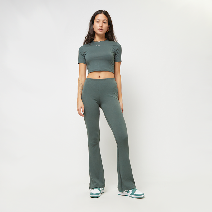 Nike Sportswear Chill Knit Mini-Rib Flared Leggings zelena 41816 4