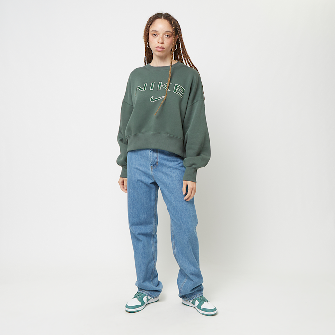 Nike Sportswear Phoenix Fleece Logo Crew grün 44644 4