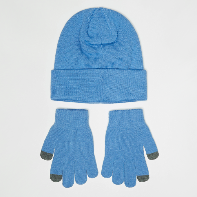 Nike Jan Jordan Essentials Beanie Set (2 Piece) niebieski 45824 2