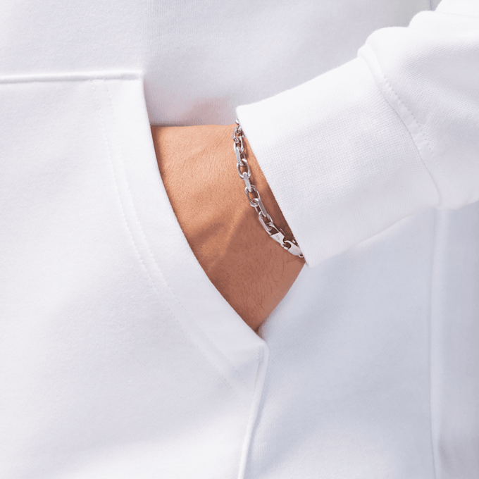 Jordan Essential Fleece Baseline Hoodie blanco 40346 6