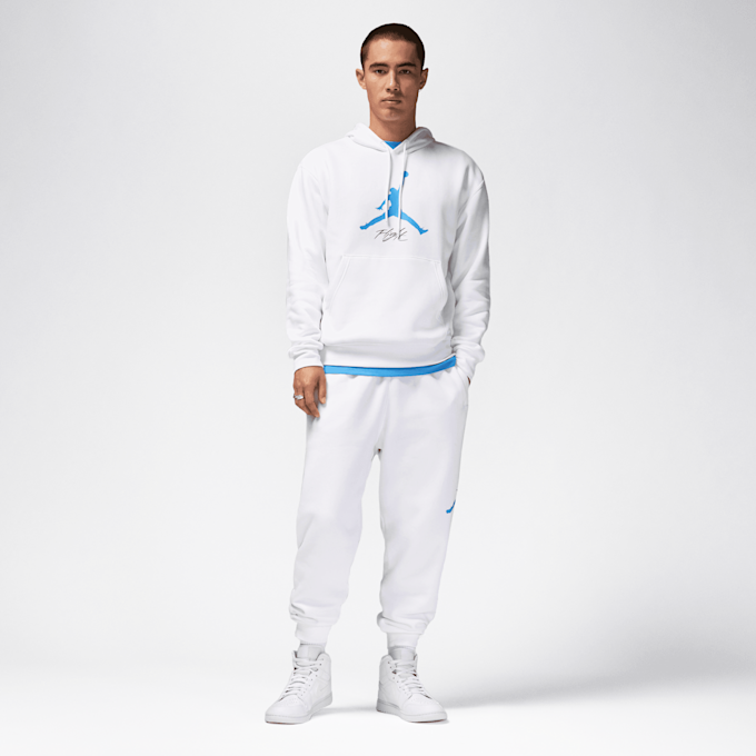 Jordan Essential Fleece Baseline Hoodie bianco 40346 7
