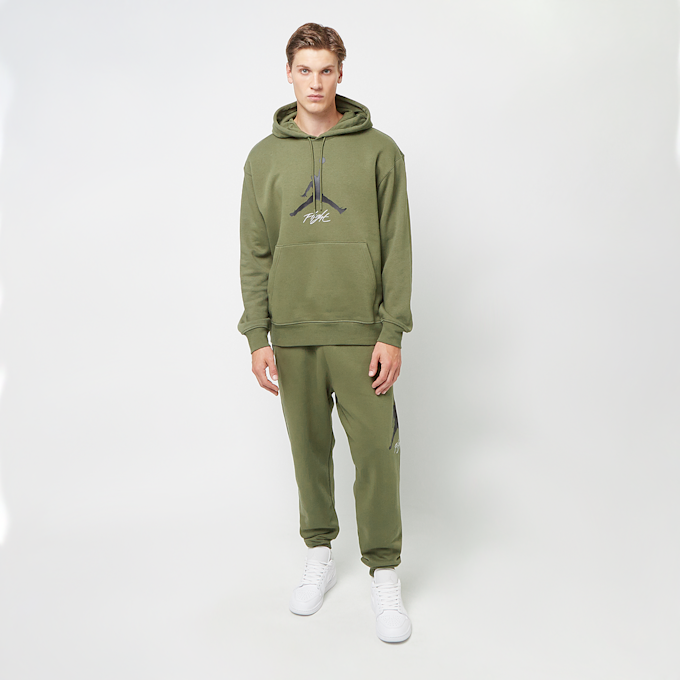 Jordan Essential Fleece Baseline Hoodie verde 40347 4