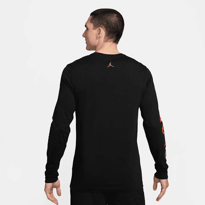 Jordan Flame Longsleeve Crew czarny 40207 2