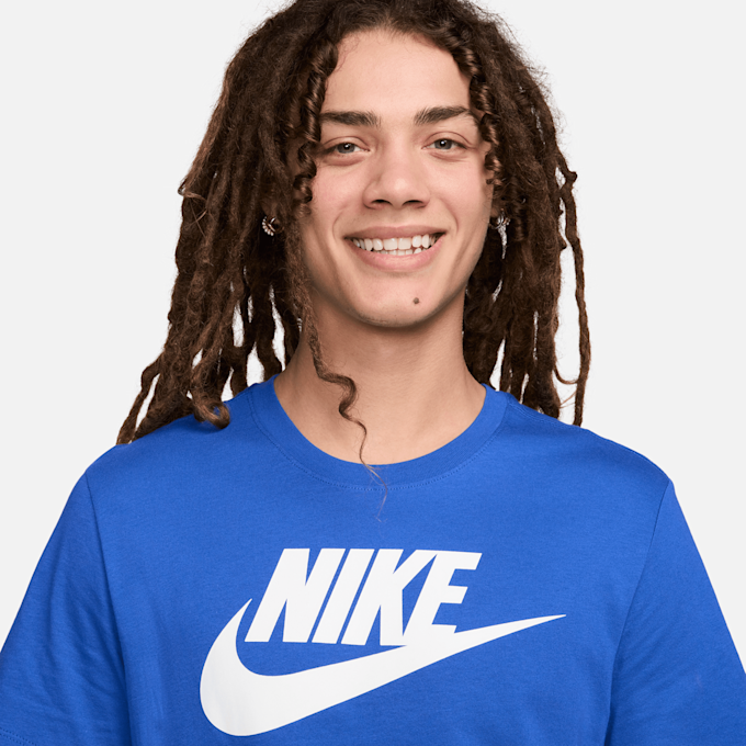 Nike   Sportswear Tee Icon Futura blauw 40330 3