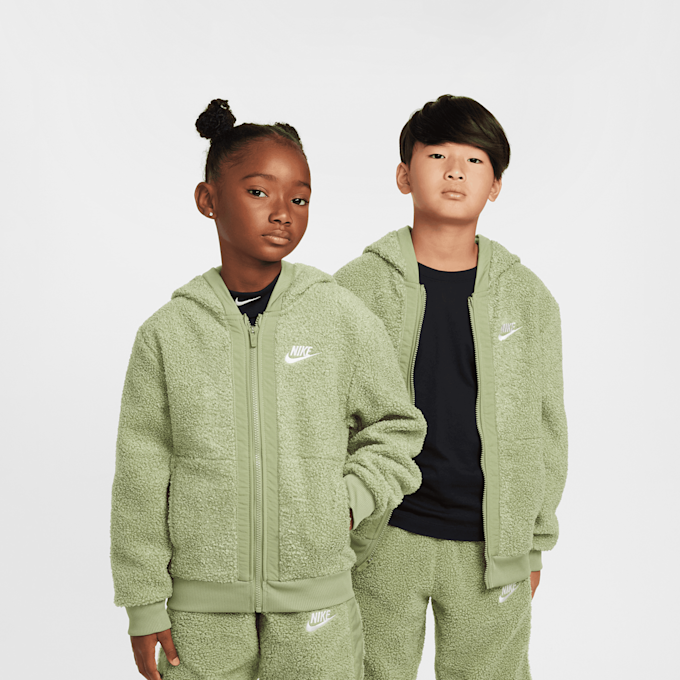 Nike Sportswear Club Fleece Full-Zip Winterized Hoodie zielony 45690 1