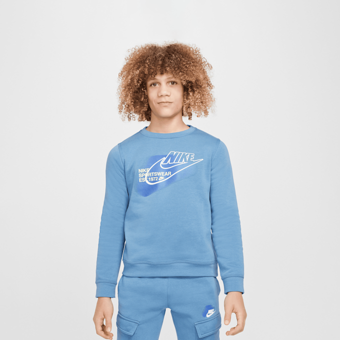 Nike Sportswear Standard Issue Crew blauw 45689 1