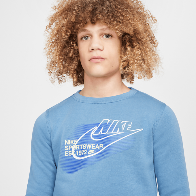 Nike Sportswear Standard Issue Crew blauw 45689 3