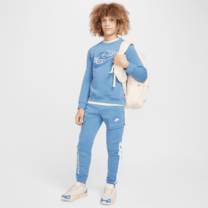 Nike Sportswear Standard Issue Crew blauw 45689 5