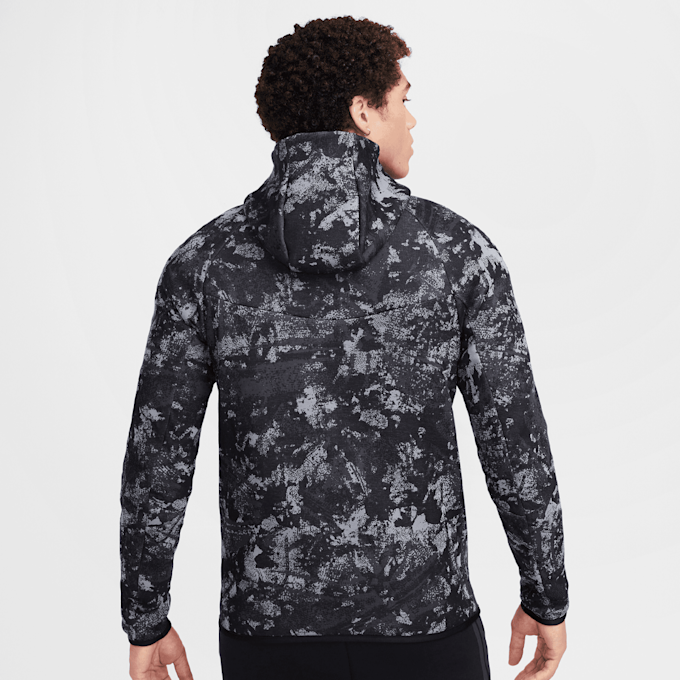 Nike   Tech Fleece Woven Windrunner Full Zip Jacket crna 40327 2