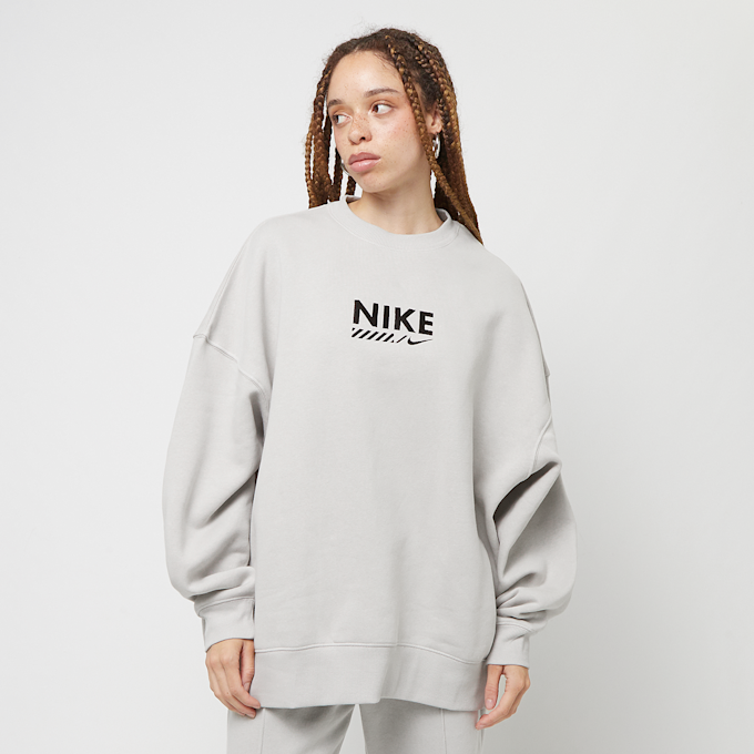 Nike Wmns Sportswear Fleece Oversized Crew grau 45674 1