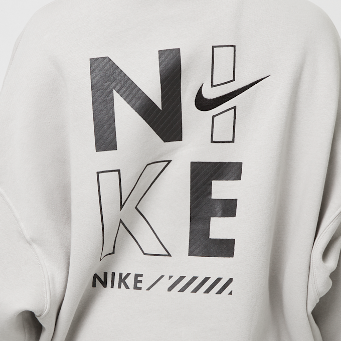 Nike Wmns Sportswear Fleece Oversized Crew cinzento 45674 4