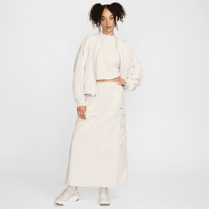 Nike Sportswear Essential Woven Cargo Midi Skirt beige 45682 9