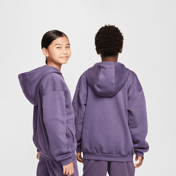Nike Sportswear Club Fleece Oversized Fullzip viola 45701 2