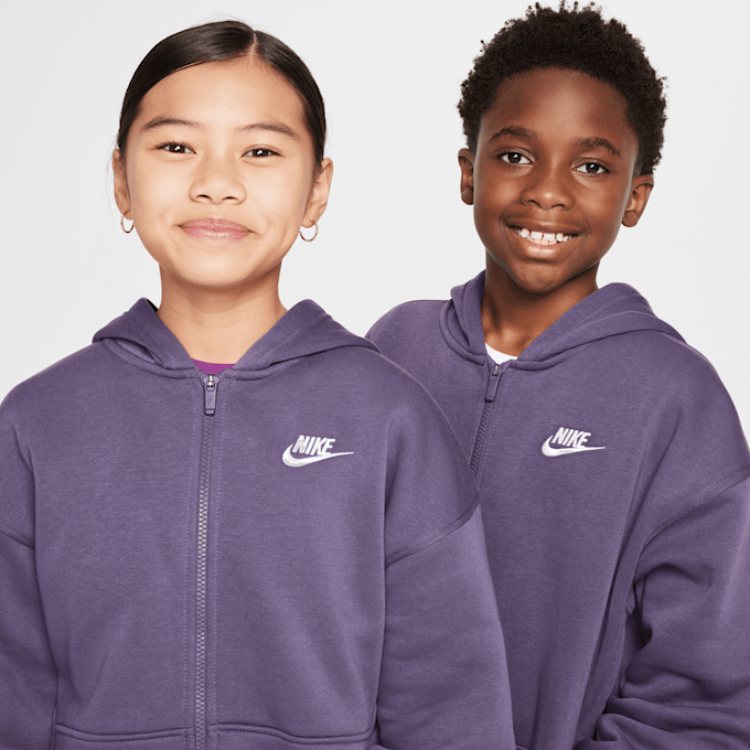 Nike Sportswear Club Fleece Oversized Fullzip lila 45701 3