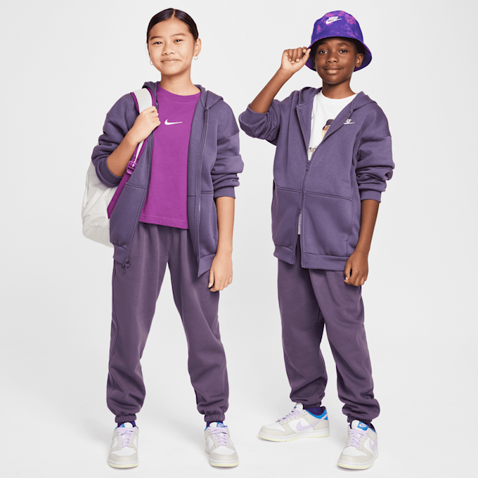 Nike Sportswear Club Fleece Oversized Fullzip lila 45701 7