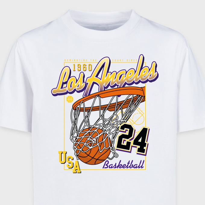 Mister Tee - Kids LA Scored Tee blanco 41702 3