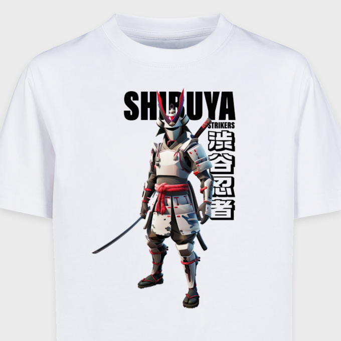 Mister Tee - Kids Shibuya Warrior Tee blanc 41703 3