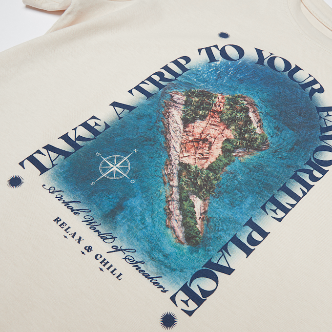 Mister Tee - Kids Favorite Place Tee beż 41769 3