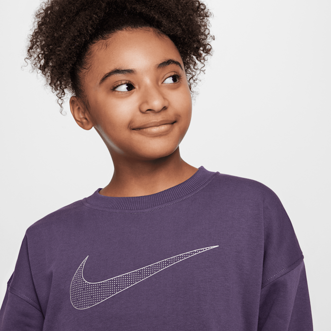 Nike Sportswear Club Fleece Oversized Crewneck ljubičasta 42835 3