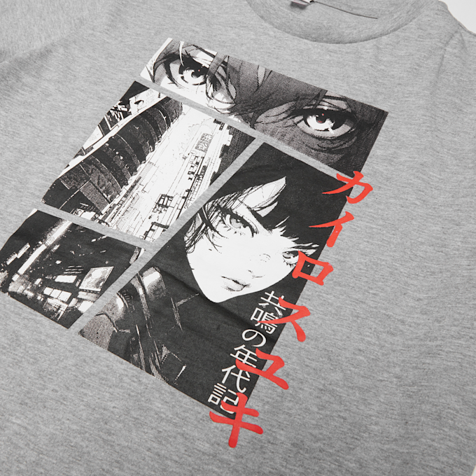 Mister Tee - Kids Manga Comic Tee siva 41828 3