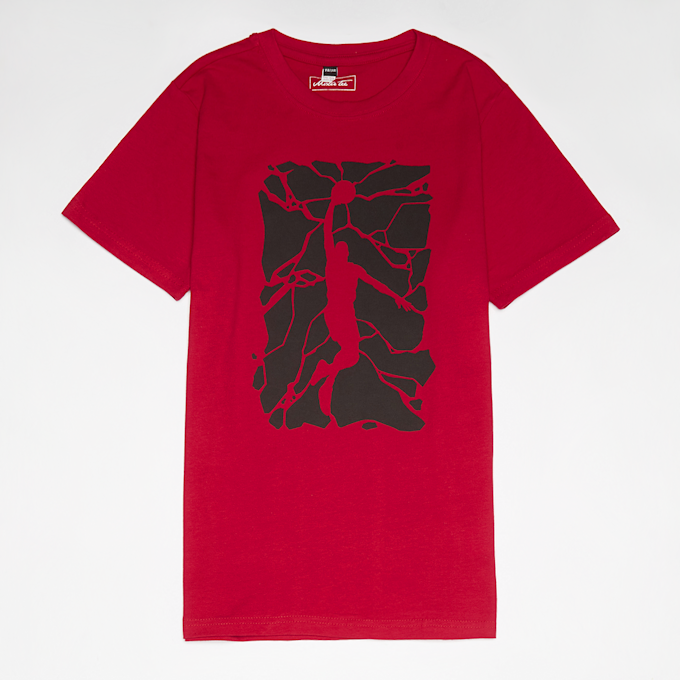 Mister Tee - Kids Basketball Splitters Tee rood 41776 1