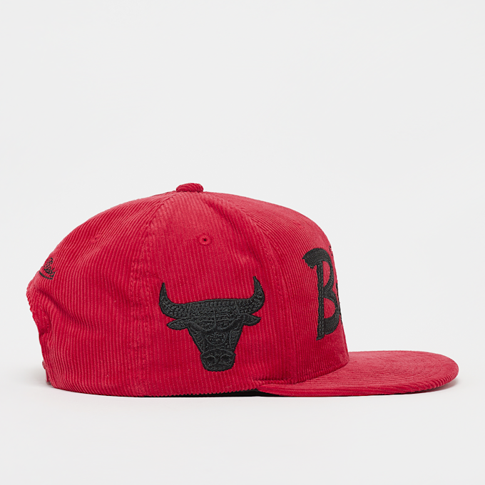 Mitchell & Ness Cord Snapback NBA Chicago Bulls rouge 45791 3