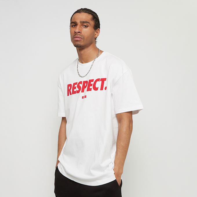 Upscale by Mister Tee Football's coming Home Respect Oversize Tee bianco 40721 1