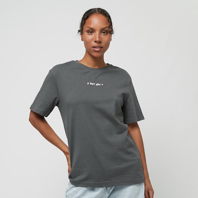 Miss Tee I Don't Give A F Tee grijs 41523 2