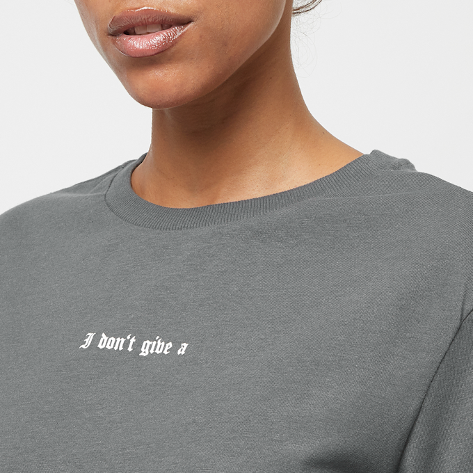 Miss Tee I Don't Give A F Tee grijs 41523 3