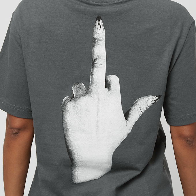 Miss Tee I Don't Give A F Tee grijs 41523 4