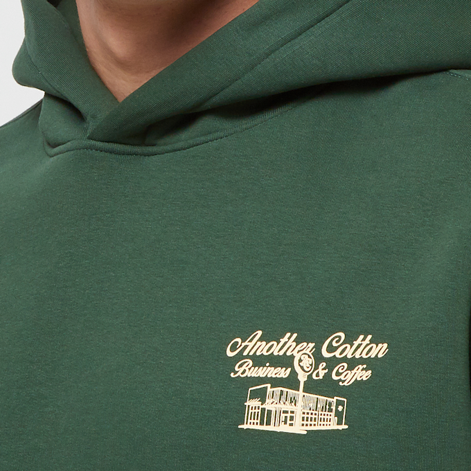Another Cotton Lab Workation Oversize Hoodie Bottle Green verde 40219 3