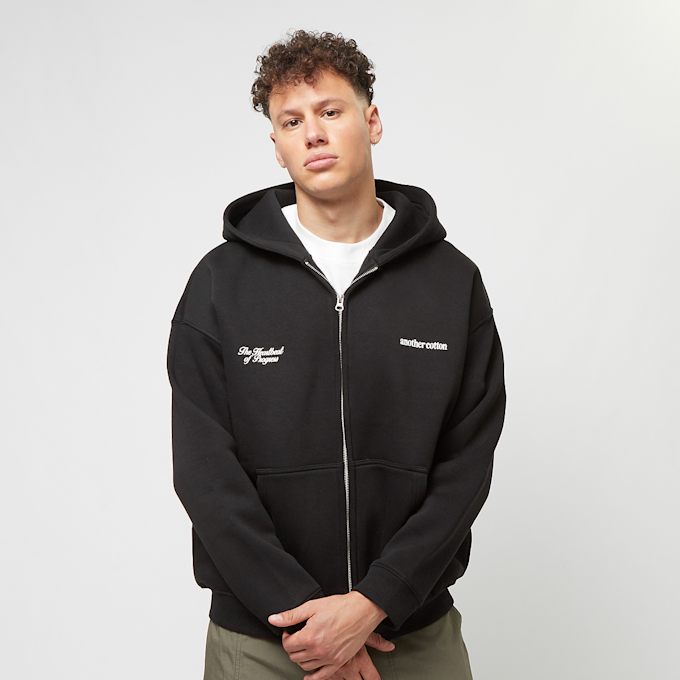 Another Cotton Lab About Passion Oversize Zip Hoodie preto 40225 2