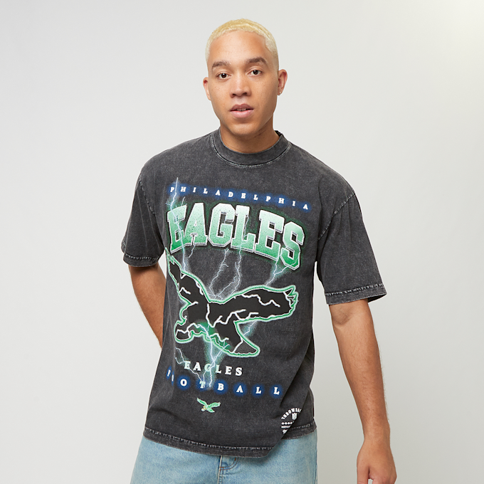 Mitchell & Ness Oversized Graphic Tee Philadelphia Eagles gris 40231 1