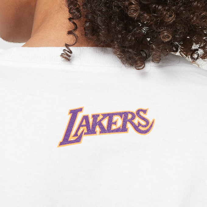 Mitchell & Ness NBA Destination Leisure Shortsleeve Graphic Tee LA Lakers blanco 40237 5