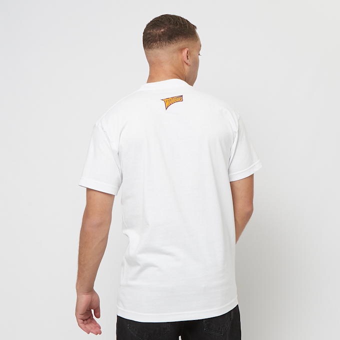 Mitchell & Ness NBA Destination Leisure Shortsleeve Graphic Tee Golden Warriors blanc 40239 2