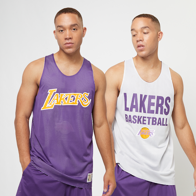 Mitchell & Ness NBA Reversible Mesh Tank Vintage Logo La Lakers violeta 40243 1