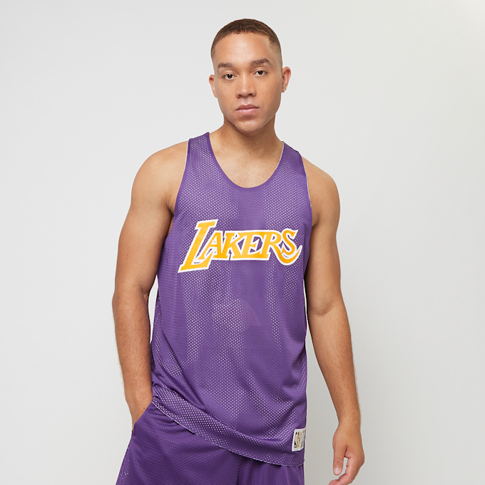 Mitchell & Ness NBA Reversible Mesh Tank Vintage Logo La Lakers pourpre 40243 2