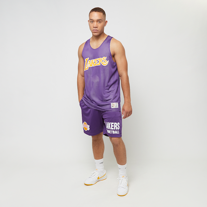 Mitchell & Ness NBA Reversible Mesh Tank Vintage Logo La Lakers lila 40243 8