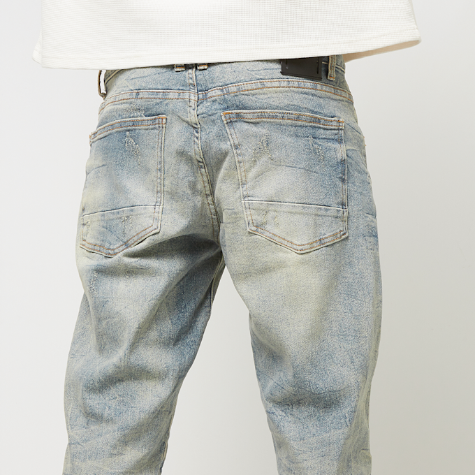 Smoke Rise Wave Effect Jeans MECHANICAL BLUE blauw 40416 4