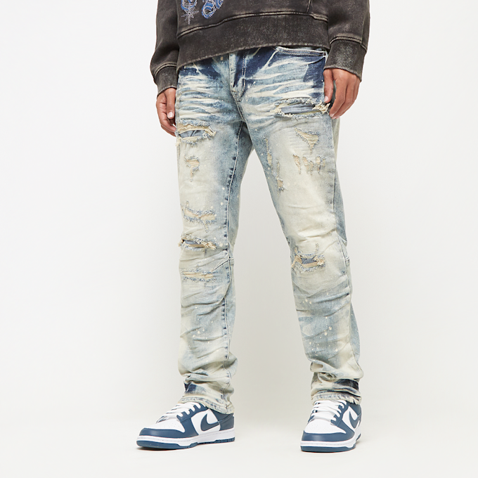 Smoke Rise Heavy Vintage Washed Jeans blu 40417 1